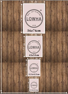 LOWHA Framed Wall Art with The Holy Land of Palestine  Printed Painting Poster, For Home, Room, Office Decor  - Image 3