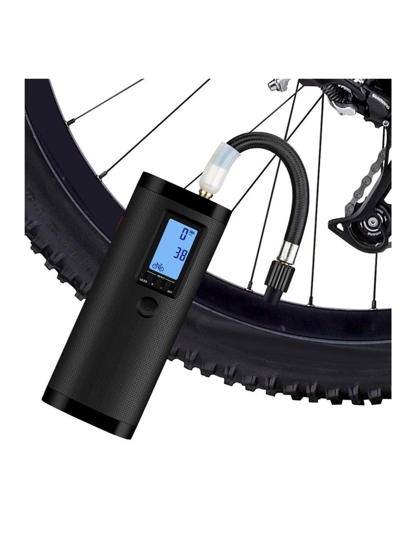 AP2 Rechargeable Cordless Air Compressor Pump Tire Electric Portable Car Inflator For Bicycle Motorcycle  - Image 1