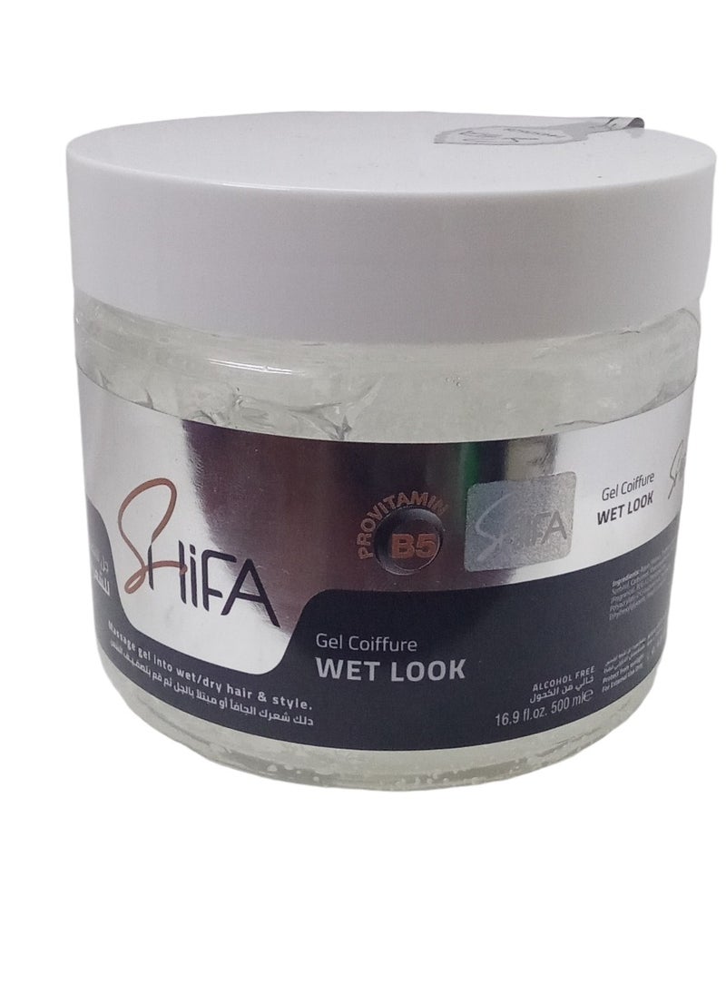 SHIFA Water-based Hair Gel for Wet Hair 500ml  - Image 1