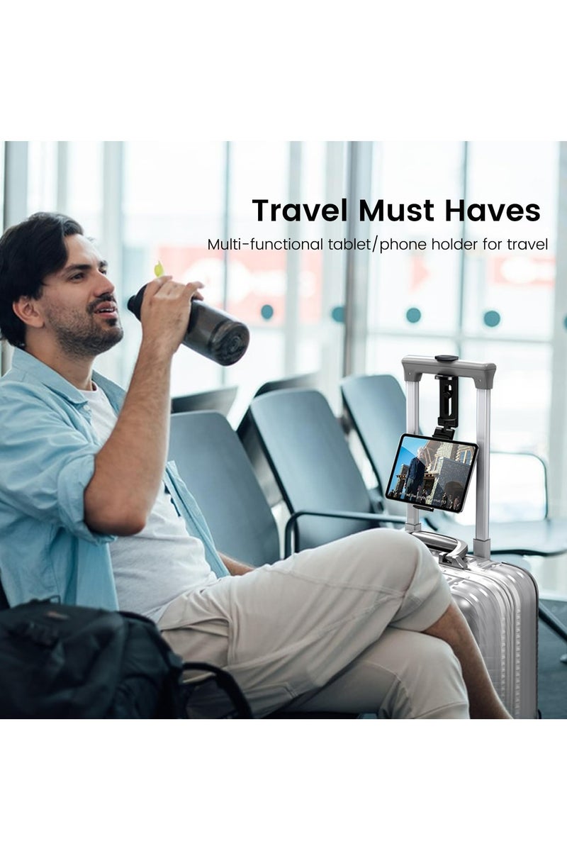 Oasisgalore Airplane Travel Tablet Phone Mount, Portable Airplane Phone Holder, Fits Devices 3.15" to 7.93” Width - Image 2