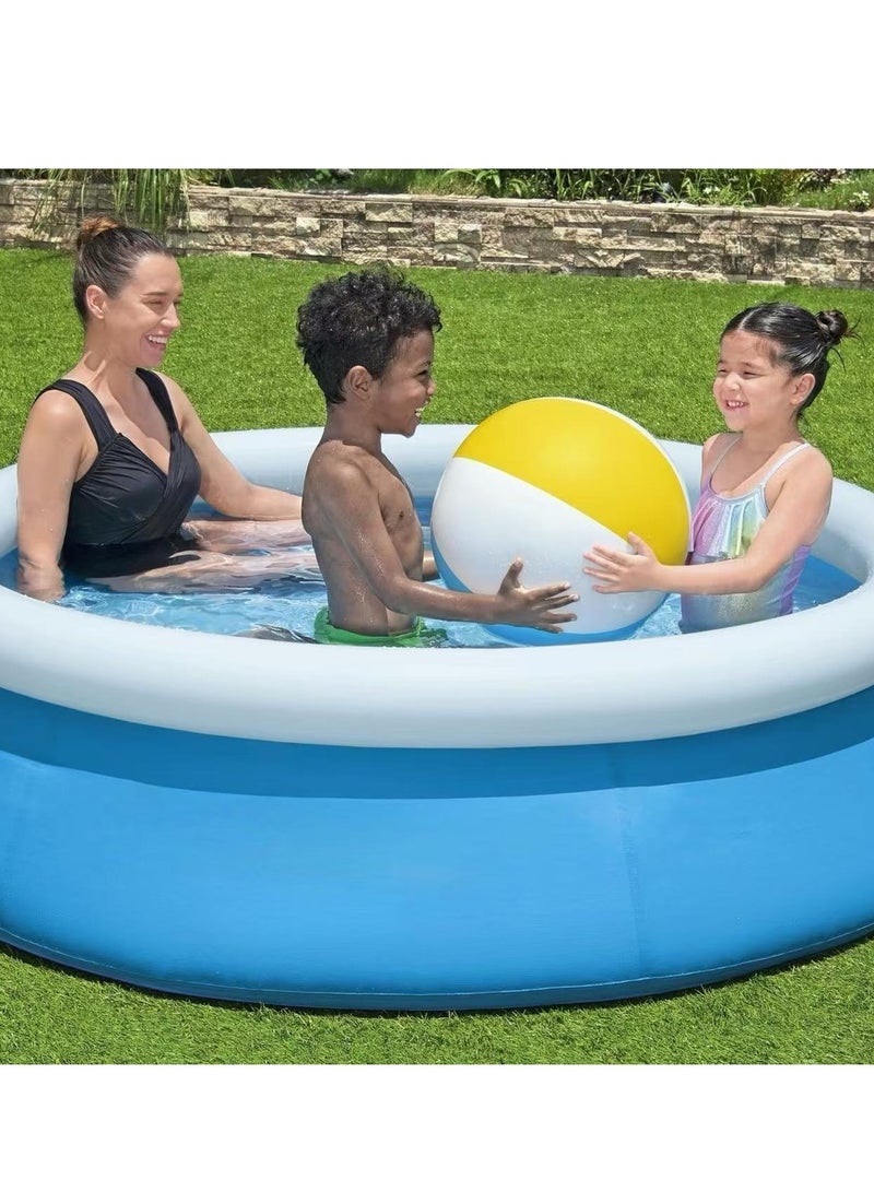 Generic Swimming Pool for Kids Thickened Blow Up Pool Outdoor Inflatable Pool Paddling Pool for Toddlers Backyard Garden Summer Water Party ﻿  - Image 2