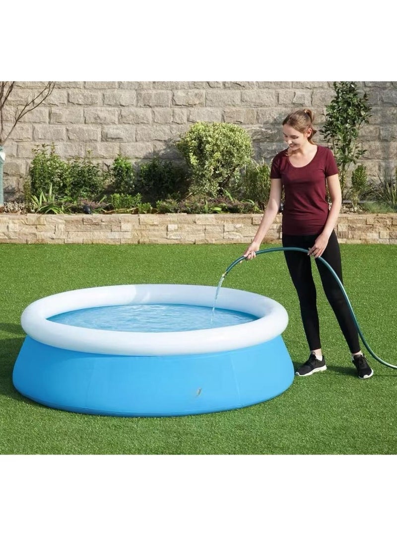 Generic Swimming Pool for Kids Thickened Blow Up Pool Outdoor Inflatable Pool Paddling Pool for Toddlers Backyard Garden Summer Water Party ﻿  - Image 4