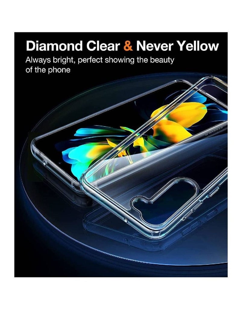 Raxoom Protective Shockproof Slim Designed Anti-Scratch Case Cover For Samsung Galaxy S23 Plus Clear - Image 3