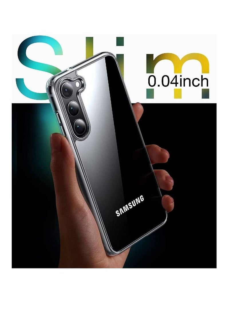 Raxoom Protective Shockproof Slim Designed Anti-Scratch Case Cover For Samsung Galaxy S23 Plus Clear - Image 2