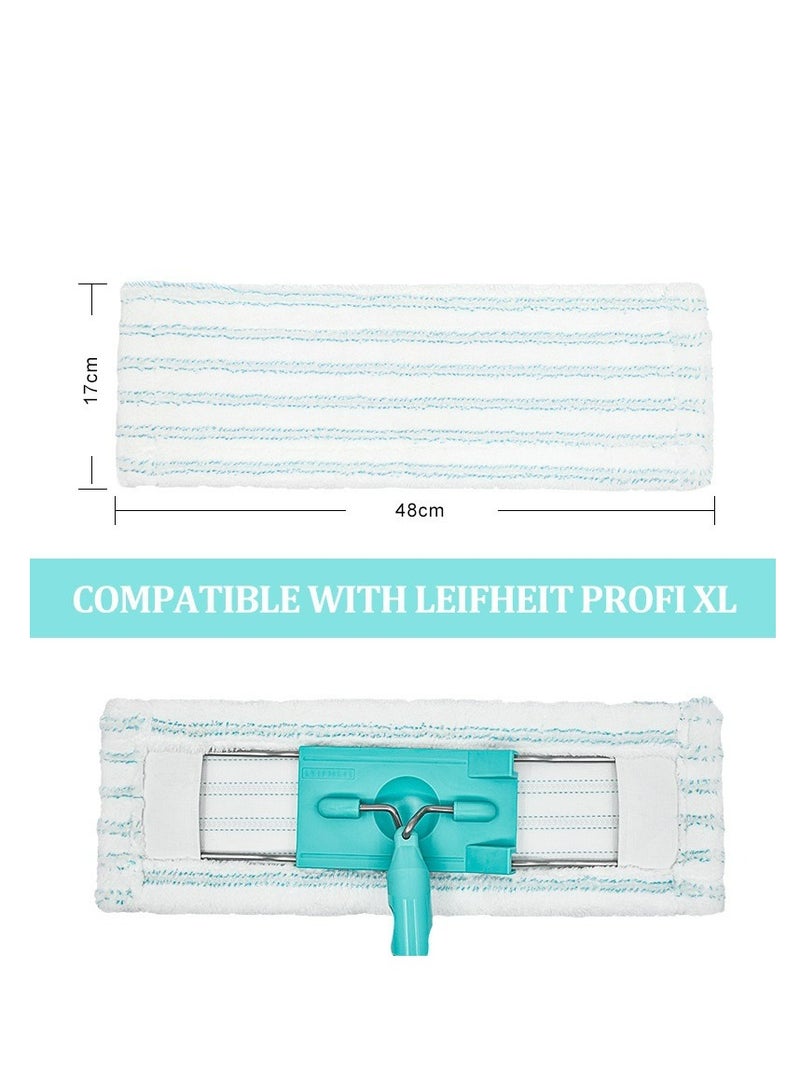 1-Piece Cloth Set Replacement for Leifheit Profi XL White  - Image 2