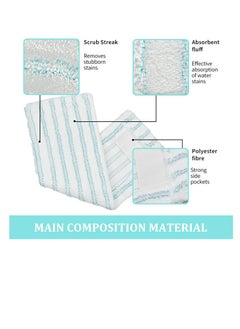 Generic 1-Piece Cloth Set Replacement for Leifheit Profi XL White  - Image 3
