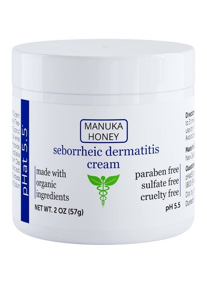 pHat 5.5 - Seborrheic Dermatitis Cream Hydrating Eczema Cream Psoriasis Cream Seborrheic and Atopic Dermatitis Cream Nourishing Body and Face Lotion for Women and Men Dry Skin Lotion and Body Cream - Image 1