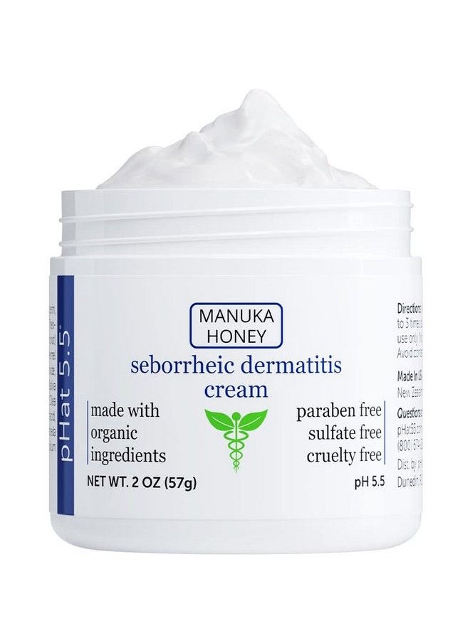 pHat 5.5 - Seborrheic Dermatitis Cream Hydrating Eczema Cream Psoriasis Cream Seborrheic and Atopic Dermatitis Cream Nourishing Body and Face Lotion for Women and Men Dry Skin Lotion and Body Cream - Image 1