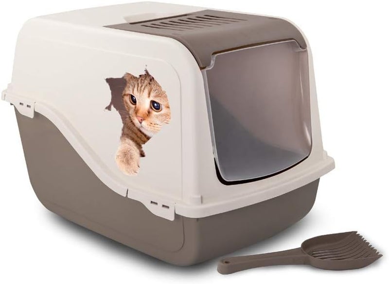 MP Bergamo Ariel Litter Box with Charcoal Filter - Assorted Colors - Image 5