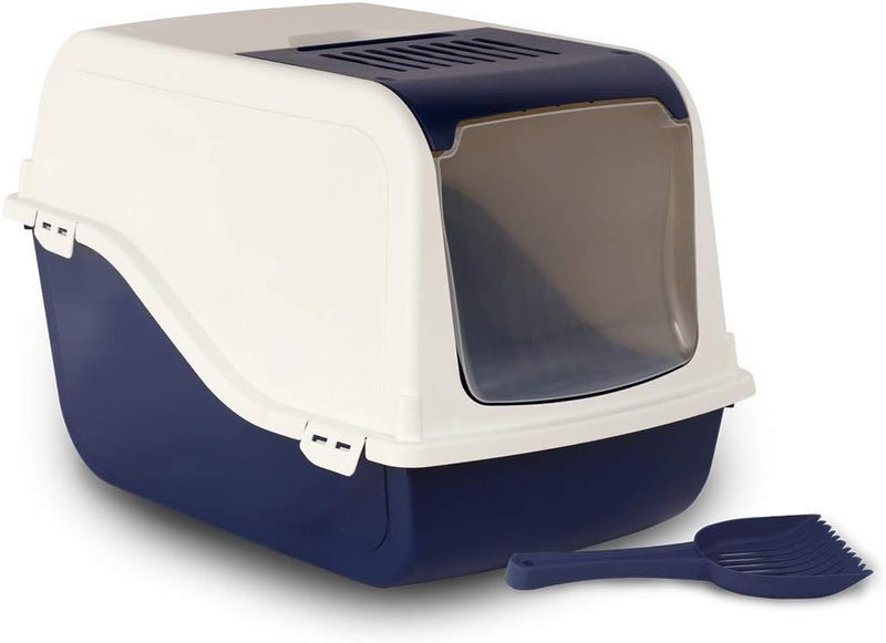 MP Bergamo Ariel Litter Box with Charcoal Filter - Assorted Colors - Image 1