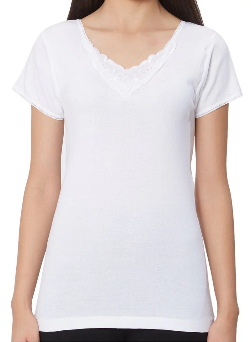BYC GIRLS COTTON UNDERSHIRT (PACK OF 3) - WHITE