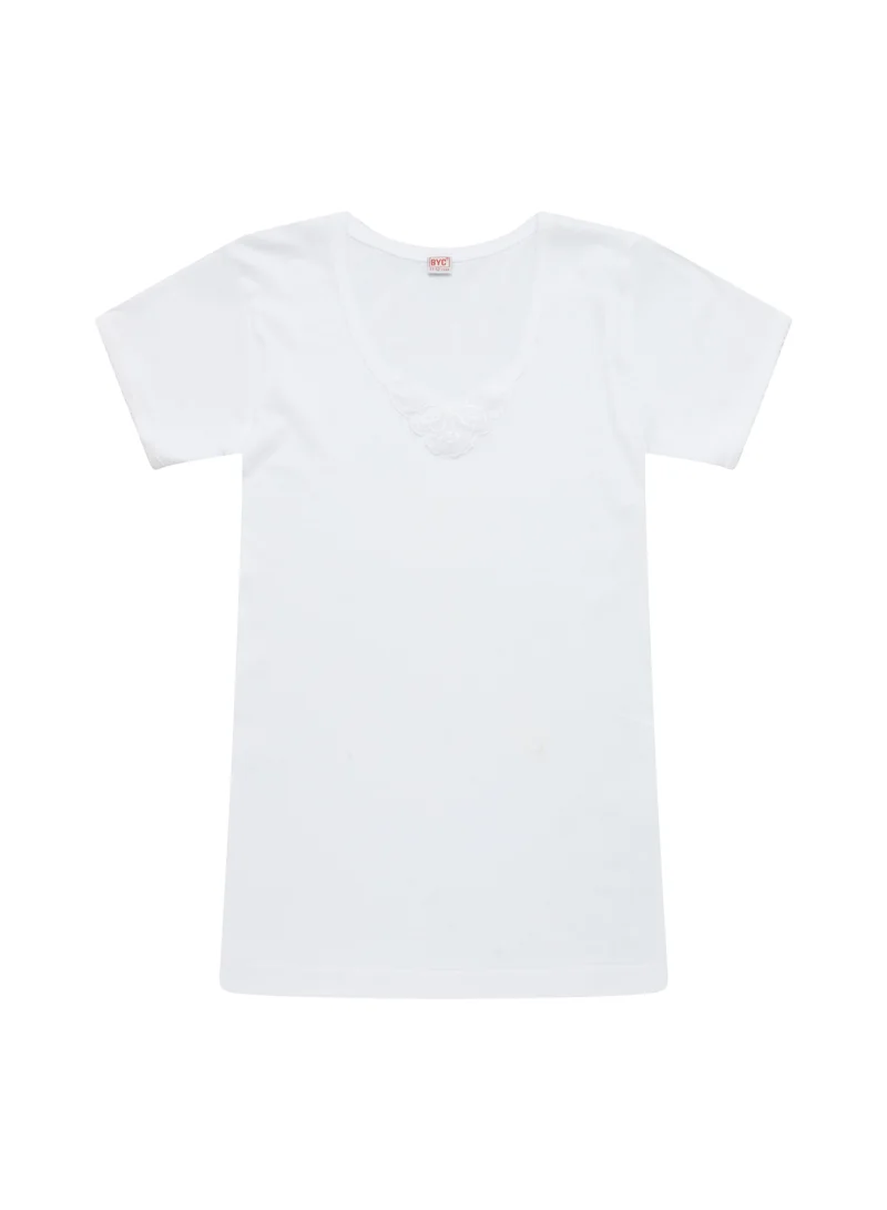 BYC GIRLS COTTON UNDERSHIRT (PACK OF 3) - WHITE