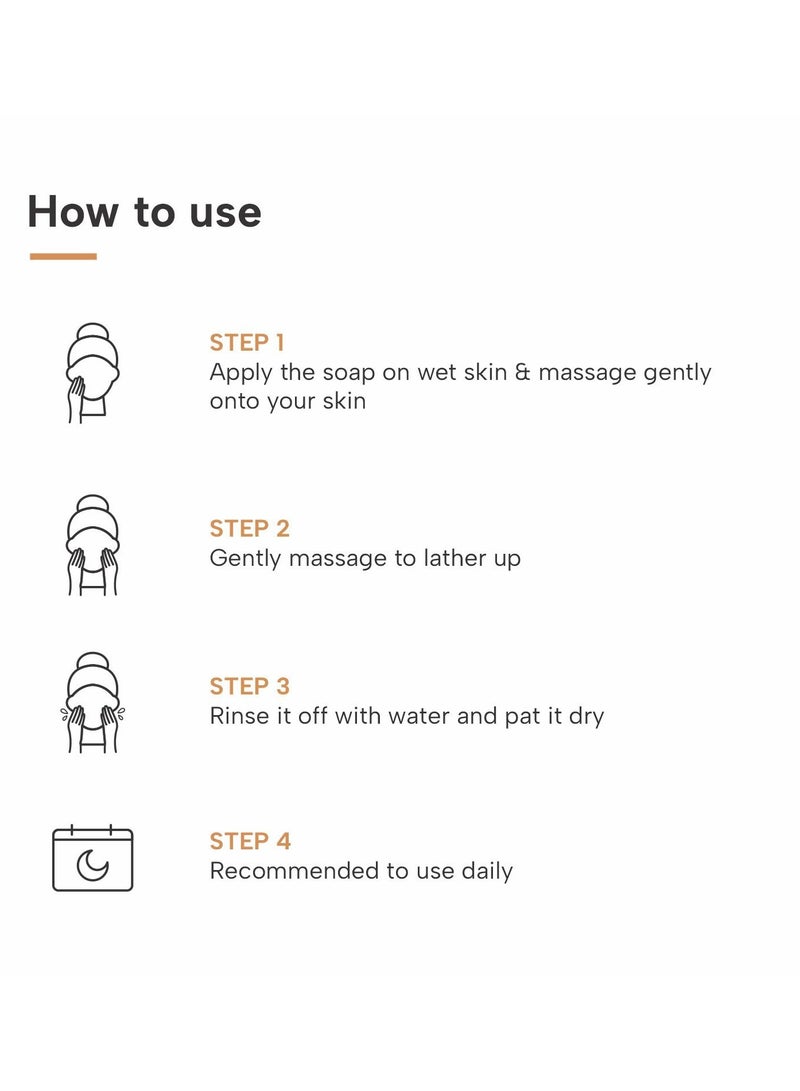 DERMATOUCH Kojic Acid 1% Soap with Glutathione, for Men & Women, Suitable for All Skin Types, 75g , 2 packs - Image 5