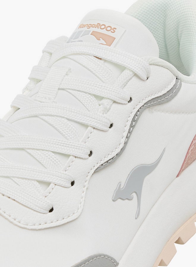 kangaROOS Women's Panelled Lace-Up Sports Shoes - Image 4