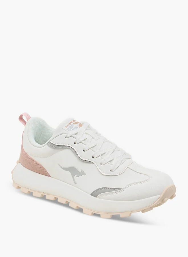 كانغاروس Women's Panelled Lace-Up Sports Shoes
