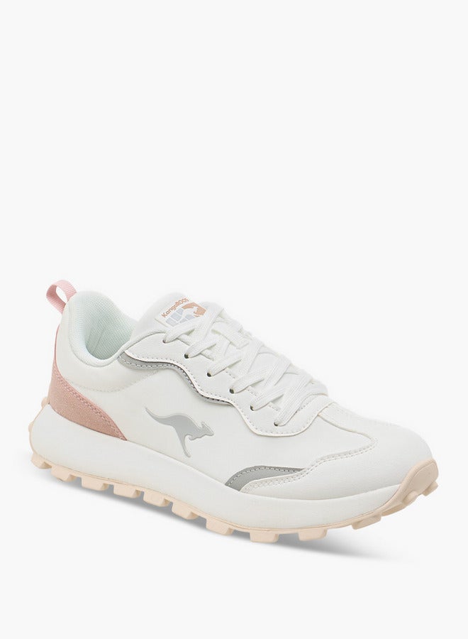 kangaROOS Women's Panelled Lace-Up Sports Shoes - Image 2