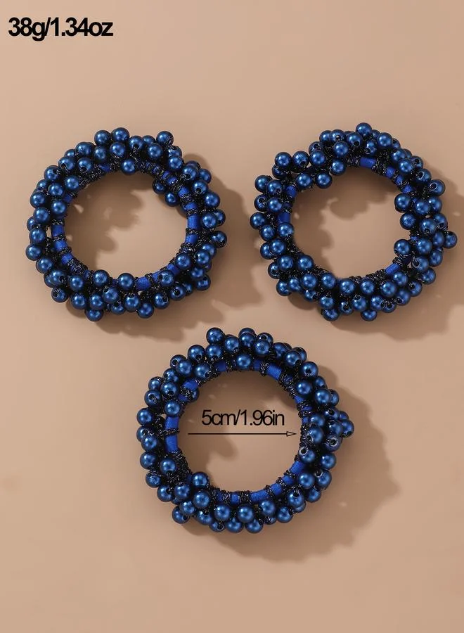 Take Two  Set of 3 - Beaded Hair Ties for Women | Best Price UAE