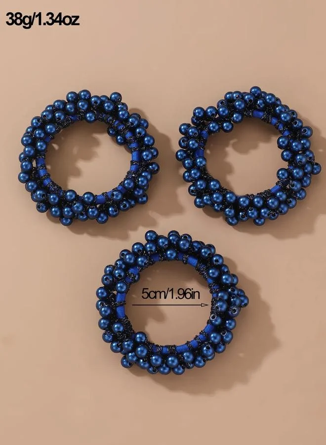 Take Two  Set of 3 - Beaded Hair Ties for Women | Best Price UAE