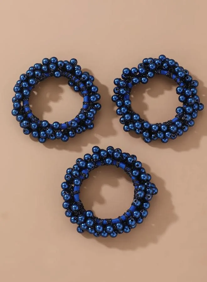 Take Two  Set of 3 - Beaded Hair Ties for Women | Best Price UAE