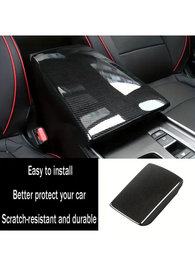 Carbon Fiber Style Center Console Cover For Accord 2018 2022 Interior Protective Panel - Image 1