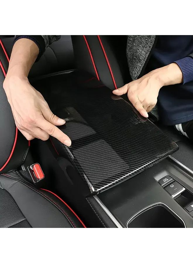 Carbon Fiber Style Center Console Cover For Accord 2018 2022 Interior Protective Panel - Image 2