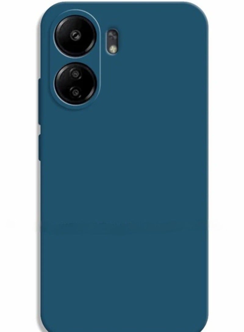 غطاء حماية لهاتف Xiaomi Redmi 13C من السيليكون الناعم، غطاء واقٍ خفيف الوزن للصدمات مع حماية للكاميرا مصمم لهاتف Xiaomi Redmi 13C - Image 2