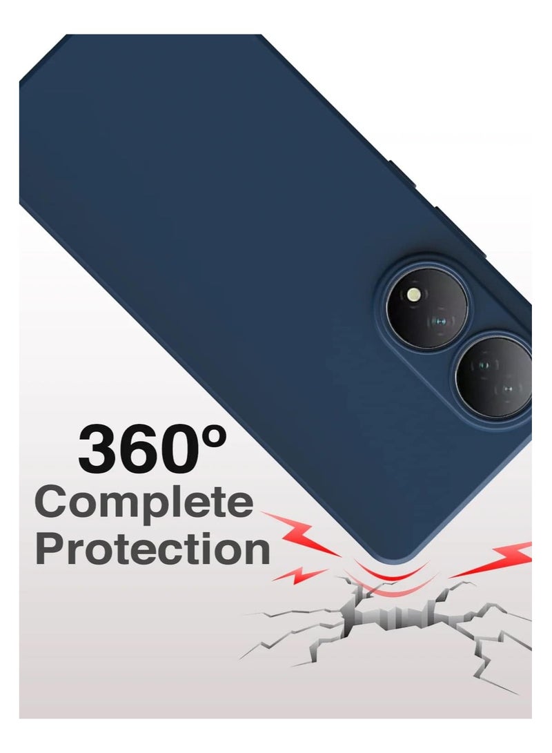 غطاء حماية لهاتف Xiaomi Redmi 13C من السيليكون الناعم، غطاء واقٍ خفيف الوزن للصدمات مع حماية للكاميرا مصمم لهاتف Xiaomi Redmi 13C - Image 4