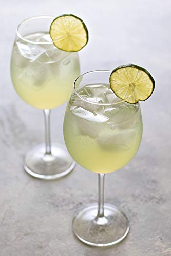 NVRA Italian Premium Wine Glass Ideal for White or Red Wine Party Glass Whisky Glass Clear Glass 400 ml Pack of 6 Crystal Clear Tableware Glass Crystalline Luxury Party Glass - Image 4