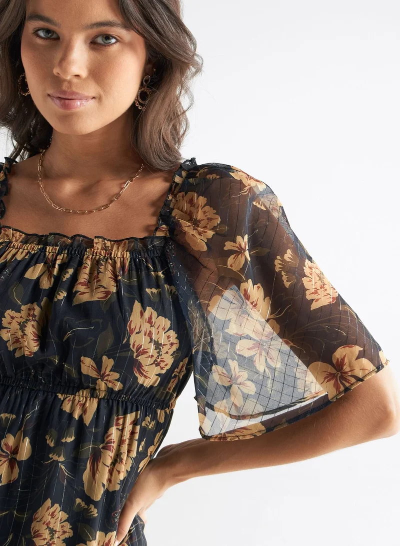 FAV Floral Chiffon Dress