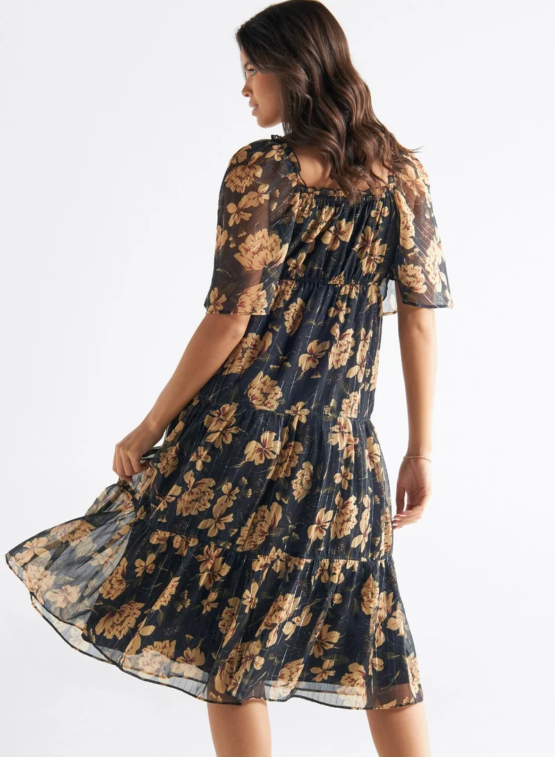FAV Floral Chiffon Dress