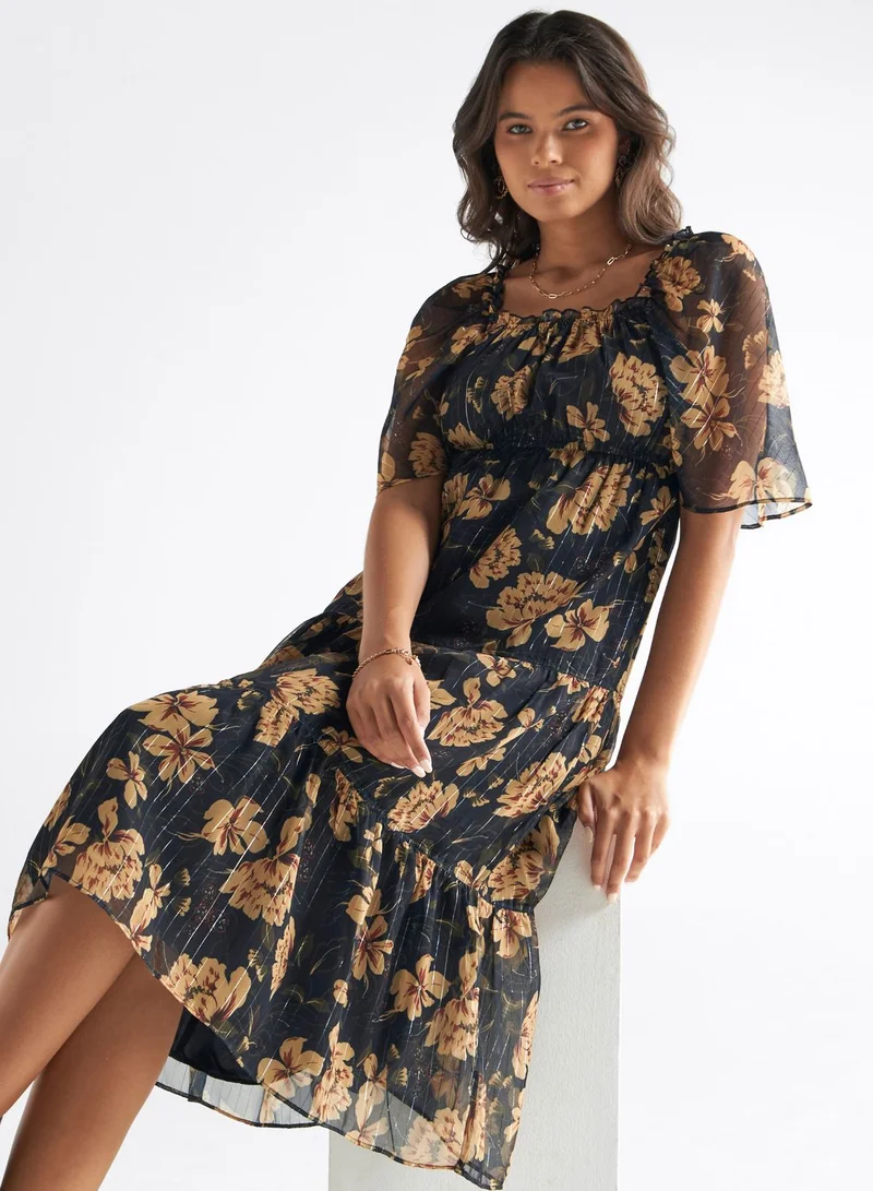 FAV Floral Chiffon Dress