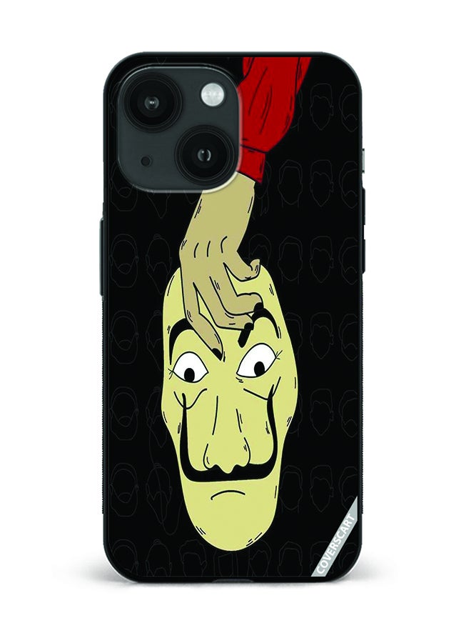 Protective Case Cover For Apple iPhone 15 Plus Money Heist Face Design Multicolour