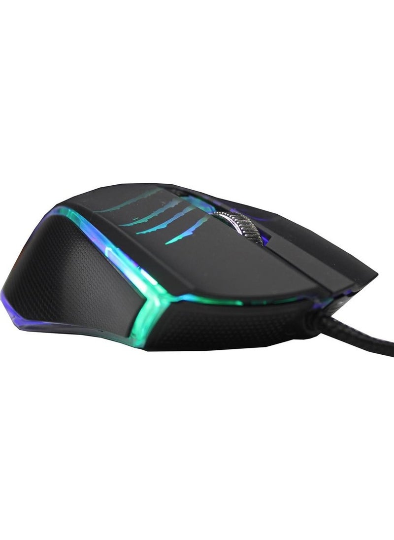 Techmaster Tme Konfulon P1 RGB Lighted Gaming Gamer Mouse  - Image 5