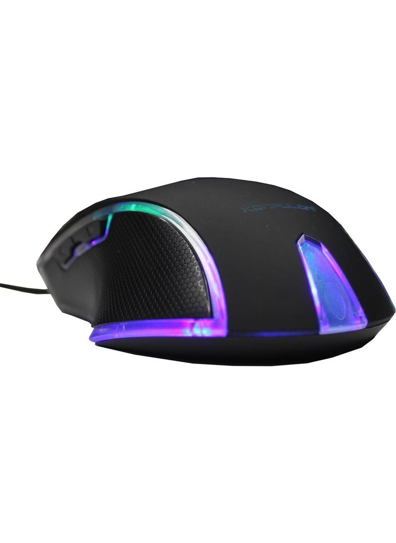 Techmaster Tme Konfulon P1 RGB Lighted Gaming Gamer Mouse  - Image 4