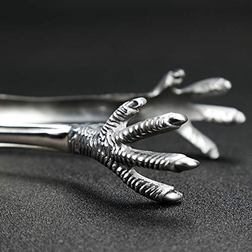 MASSJOY MASSJOY 2 PCS Bar Ice Hockey Special Eagle Claw Shape Ice Tongs Serving Tongs  - Image 5