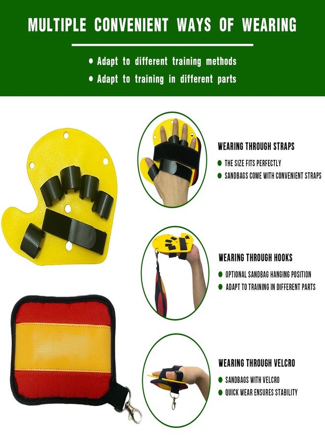 bibahala Stroke Hemiplegia Finger Wrist Arm Straightening Recovery Kit Rehabilitation Stroke Therapy Equipment for Adults Hand Brace Elbow Pad Sandbag Finger Splint - Image 3