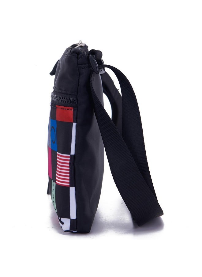 NAUTICA NAUTICA Women Pennant Nylon Crossbody Bag with exterior front zippered pocket, Black  - Image 4