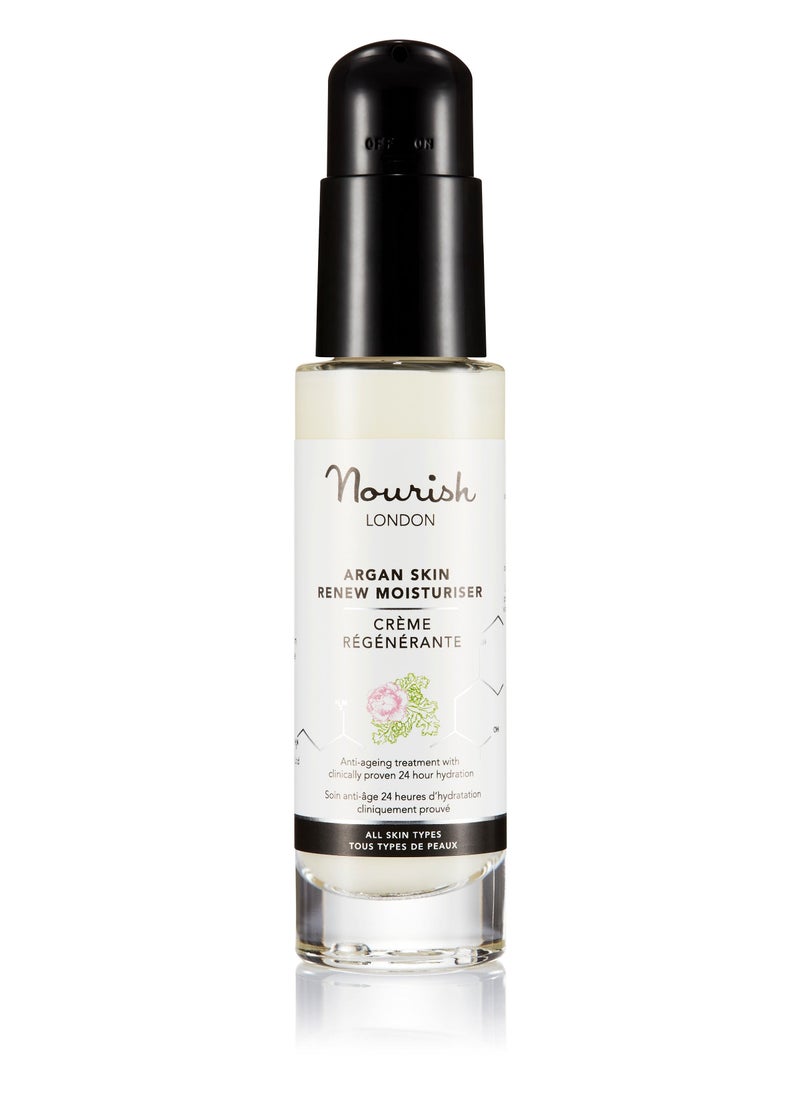 Nourish London Argan Skin Renew Moisturiser  - Image 2