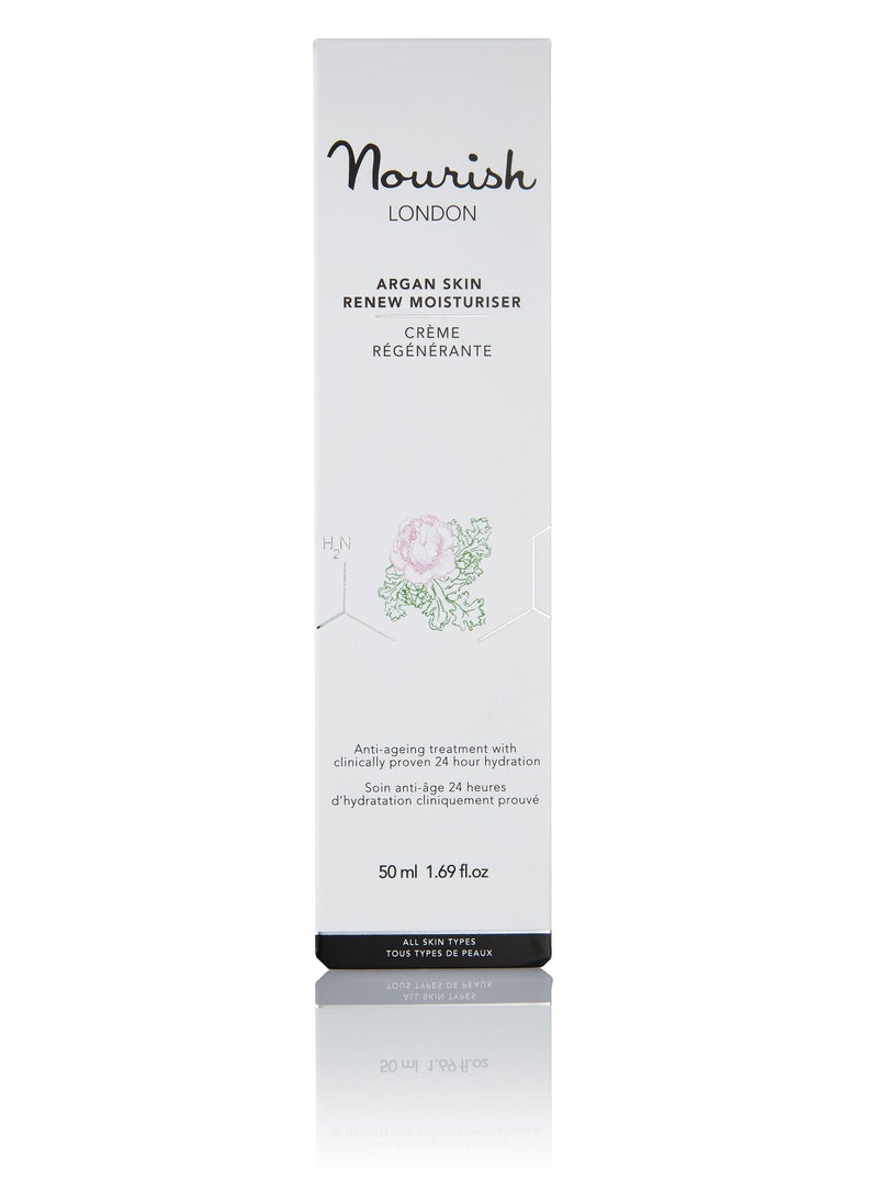 Nourish London Argan Skin Renew Moisturiser  - Image 3