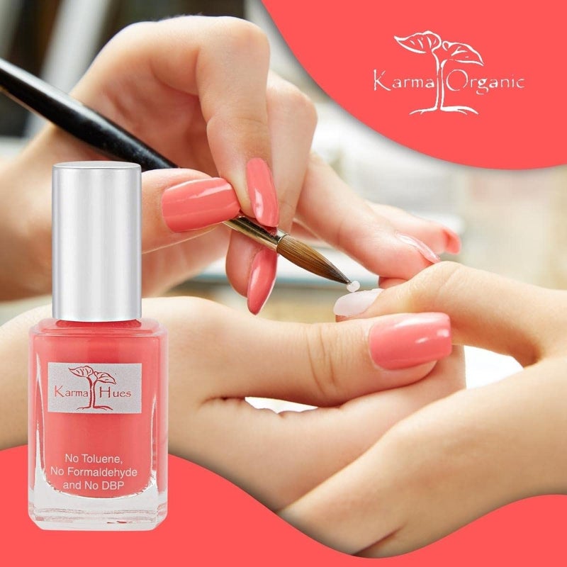 karma organic Karma Naturals Nail Polish â€“ Non-Toxic, Vegan & Cruelty-Free (Summer Nights, 0.43 fl oz) - Image 2