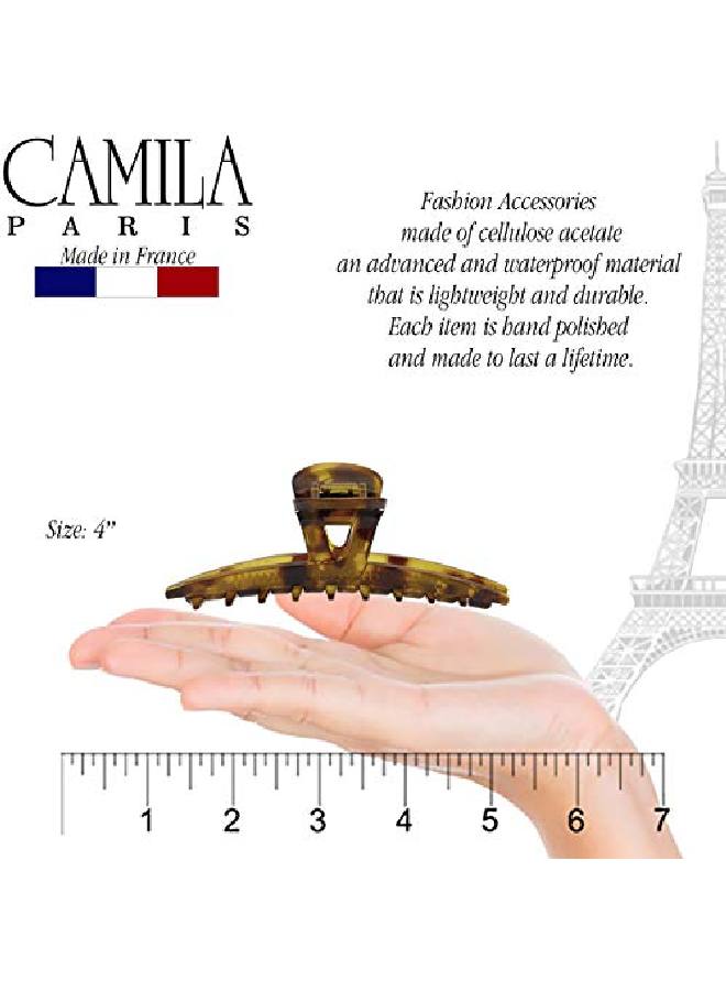 CAMILA Paris Cp2382 French Hair Clip For Women Narrow Strong Hold Grip Double Teeth Girls Hair Claw Clips Jaw Fashion Durable Styling Hair Accessories For Women Made In France - Image 4