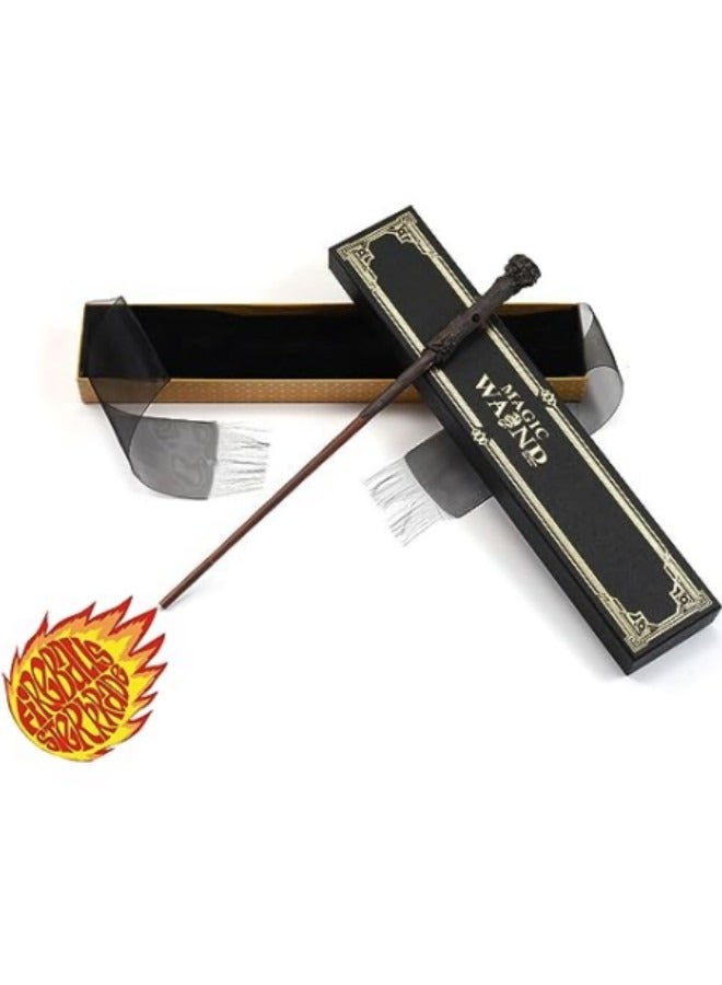 GGEROU عصا كرة نارية عصا سحرية عصا نارية، عصا ساحرة تطلق الكرات النارية عصا ناسف كرة نارية عصا إنسينديو - Image 1