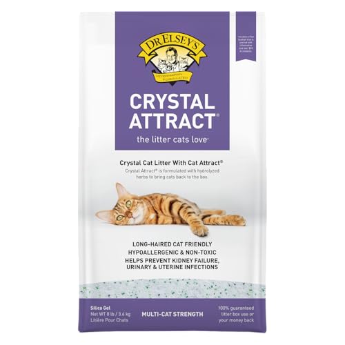 Dr. Elsey's Crystal Attract Silica Cat Litter, 8lbs - Image 1