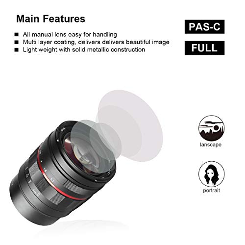 Meike عدسة ميكي MK-50mm F1.2 RF ذات الفتحة الكبيرة والتركيز اليدوي للعدسات الثابتة لكاميرات كانون كاملة الإطار EOS R EOS-RP R5 R6 R7 R10 المرايا - Image 4