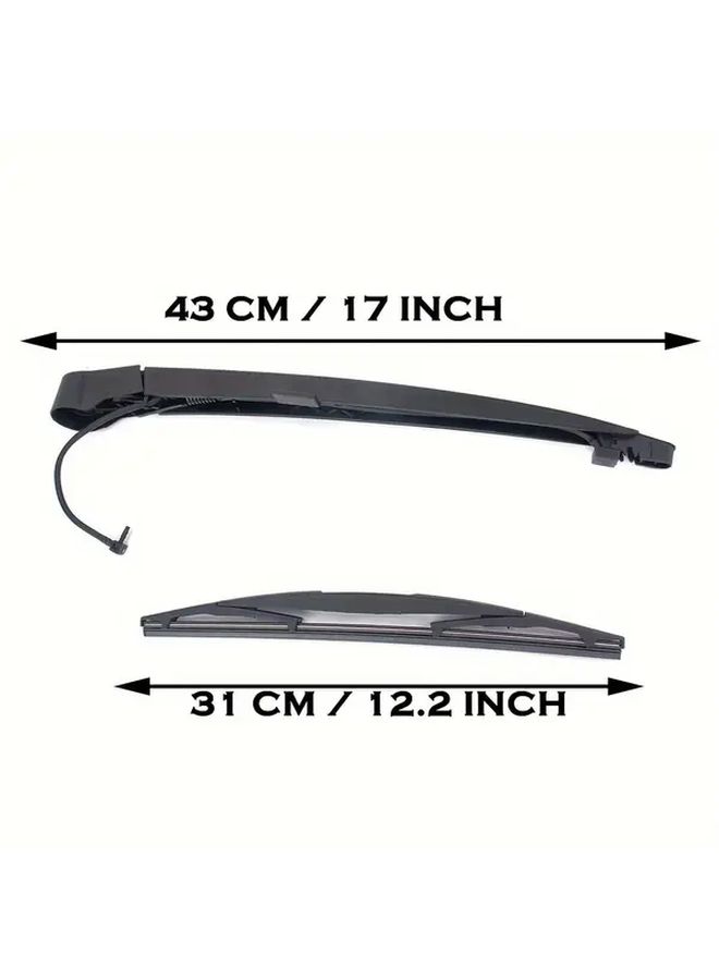 Rear Wiper Arm And Blade 2pcs Replacement For Escalade Suburban Tahoe Yukon XL 2007 2013 - Image 2