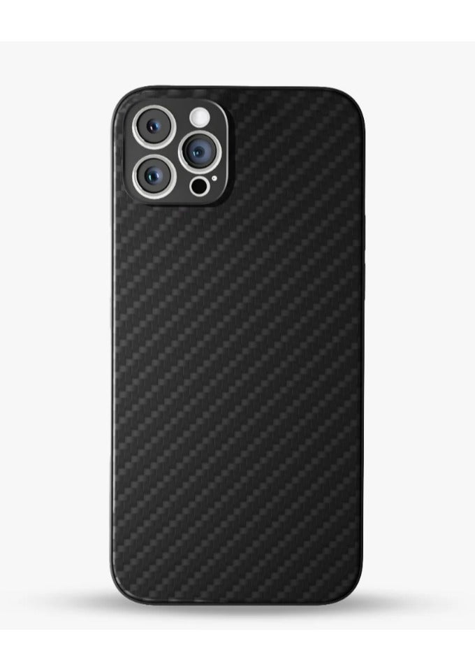 Carbon Fiber Silicone Case For IPhone 12 Pro Max - Image 4