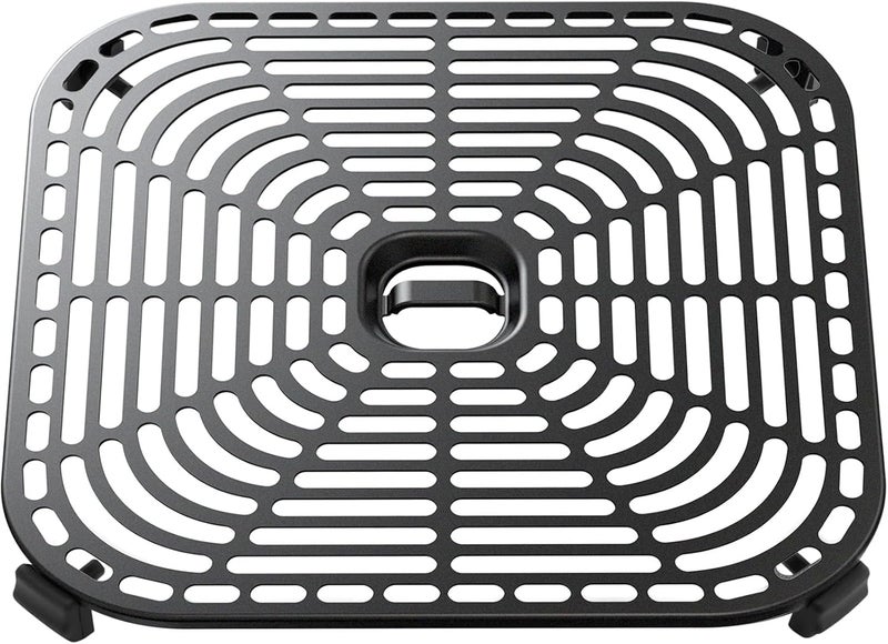 COSORI Turboblaze 6Qt Air Fryer Original Crisper Tray, Replacement Accessories for CAF-DC601-KUS Air Fryer, Ceramic, Non-Stick, Dishwasher-Safe, CRP-DC601RC-KUS, Dark gray - Image 1