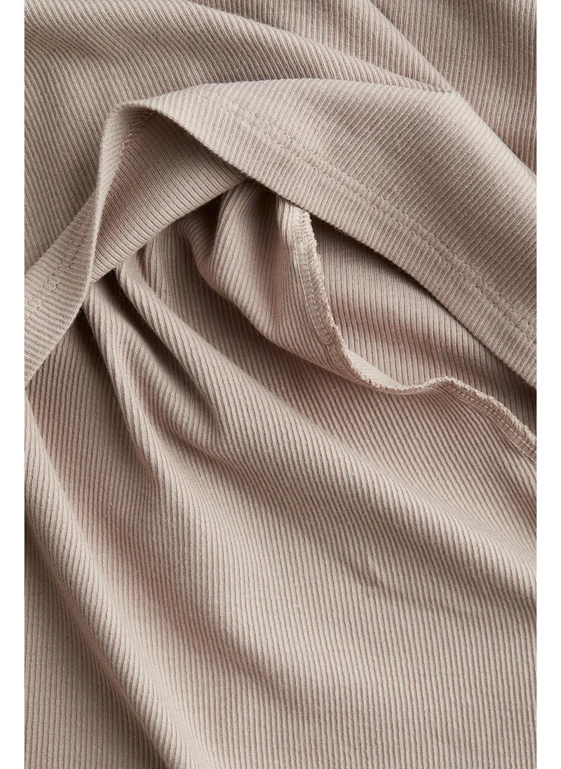 H&M MAMA Ribbed nursing top