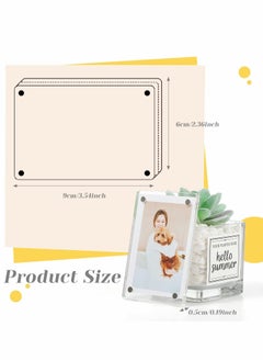 Y&D Magnetic Fridge Frame, 6 Pcs Acrylic Picture Frame  - Image 2