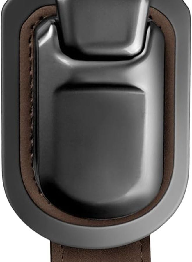 Brown Car Sun Visor Sunglass Holder Easy to Use for Travelers and Commuters - Image 1